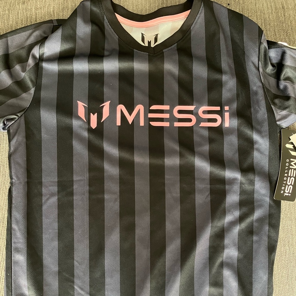 Messi youth large black jersey